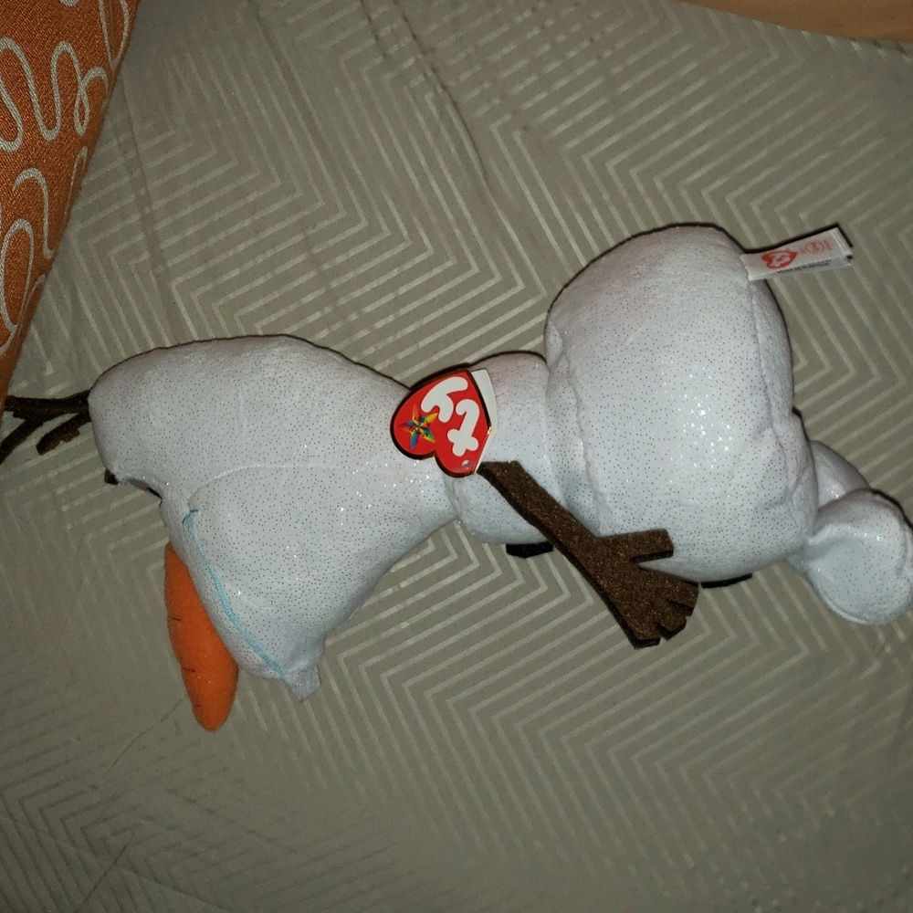 Olof TY Beanie Buddy Plush - Picture 2 of 6